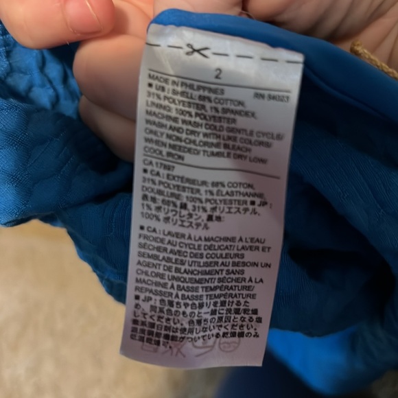 Banana Republic blue formal dress with pockets - Picture 5 of 5